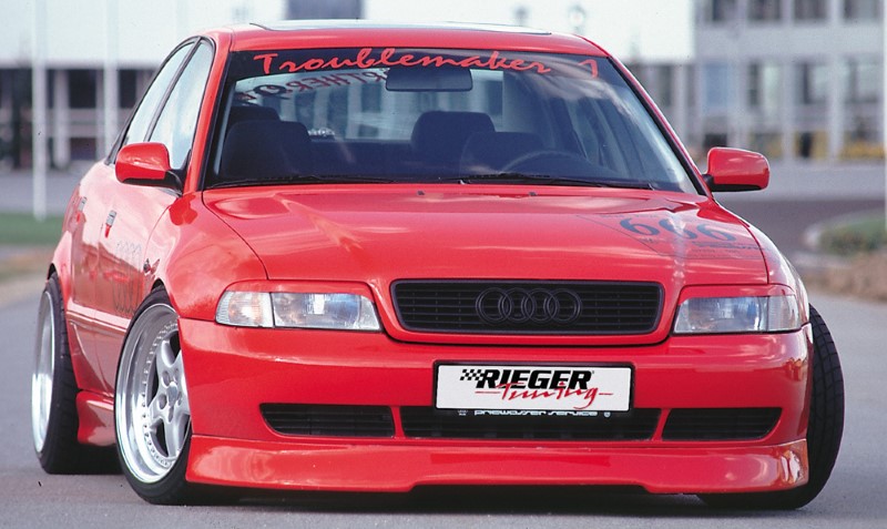 Spoilerzwaard voor Voorspoilerlip Audi A4 B5 Vanaf model 99 Rieg