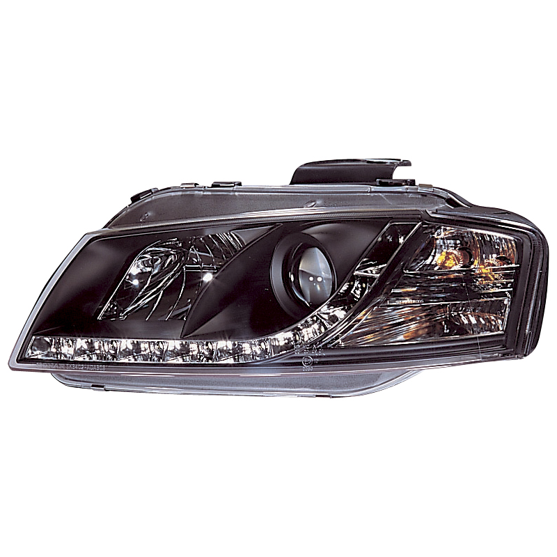 Set Koplampen incl. DRL  Audi A3 8P 2003-2008 - Zwart