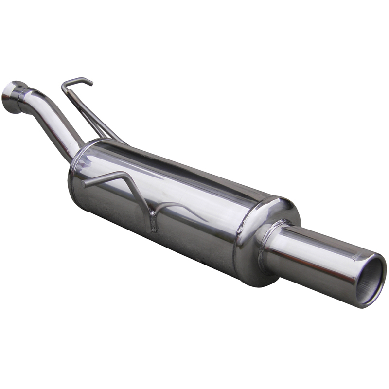 100% RVS Sportuitlaat  Peugeot 307 1.6 16v (110pk) 2001- 80mm