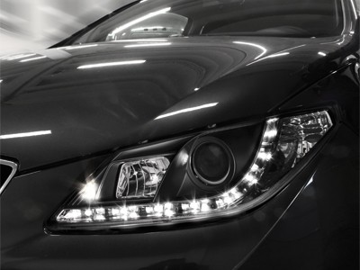 Faros Seat Ibiza 6J 08-.. LED Los ojos del Diablo Dayline negro