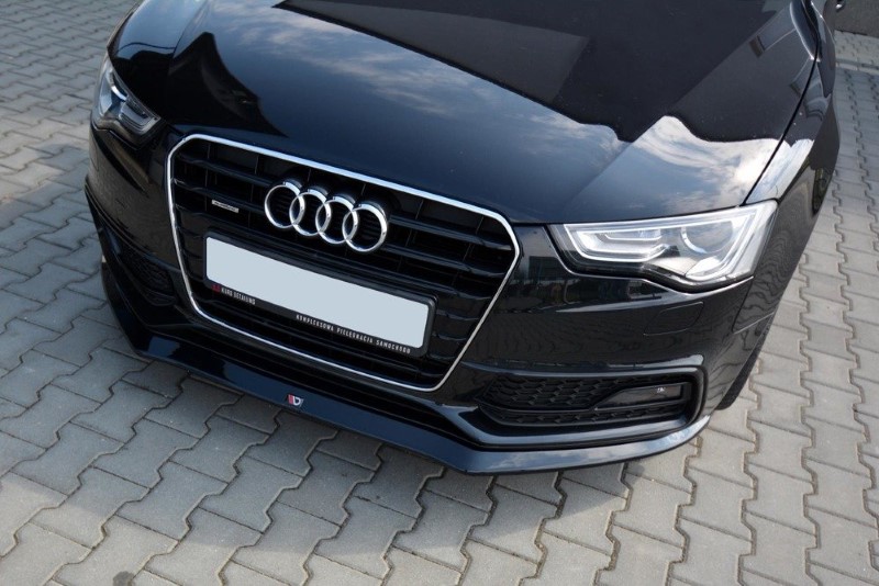 Voorspoiler Audi S5 / A5 S-Line 8T FL V.1 Glanzend Zwart