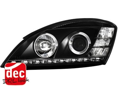 Faros Kia Ceed 06-09 Los ojos del Diablo Dayline negro