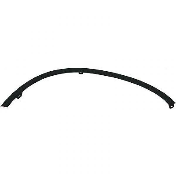 WIELSCHERM lijst links CRV, 07-10 MAT ZWART