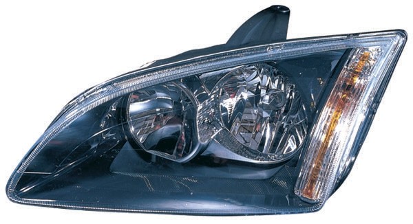 Koplamp rechts FOCUS 04-08 H1+H7 + GESCHIKT voor LWR ZWART