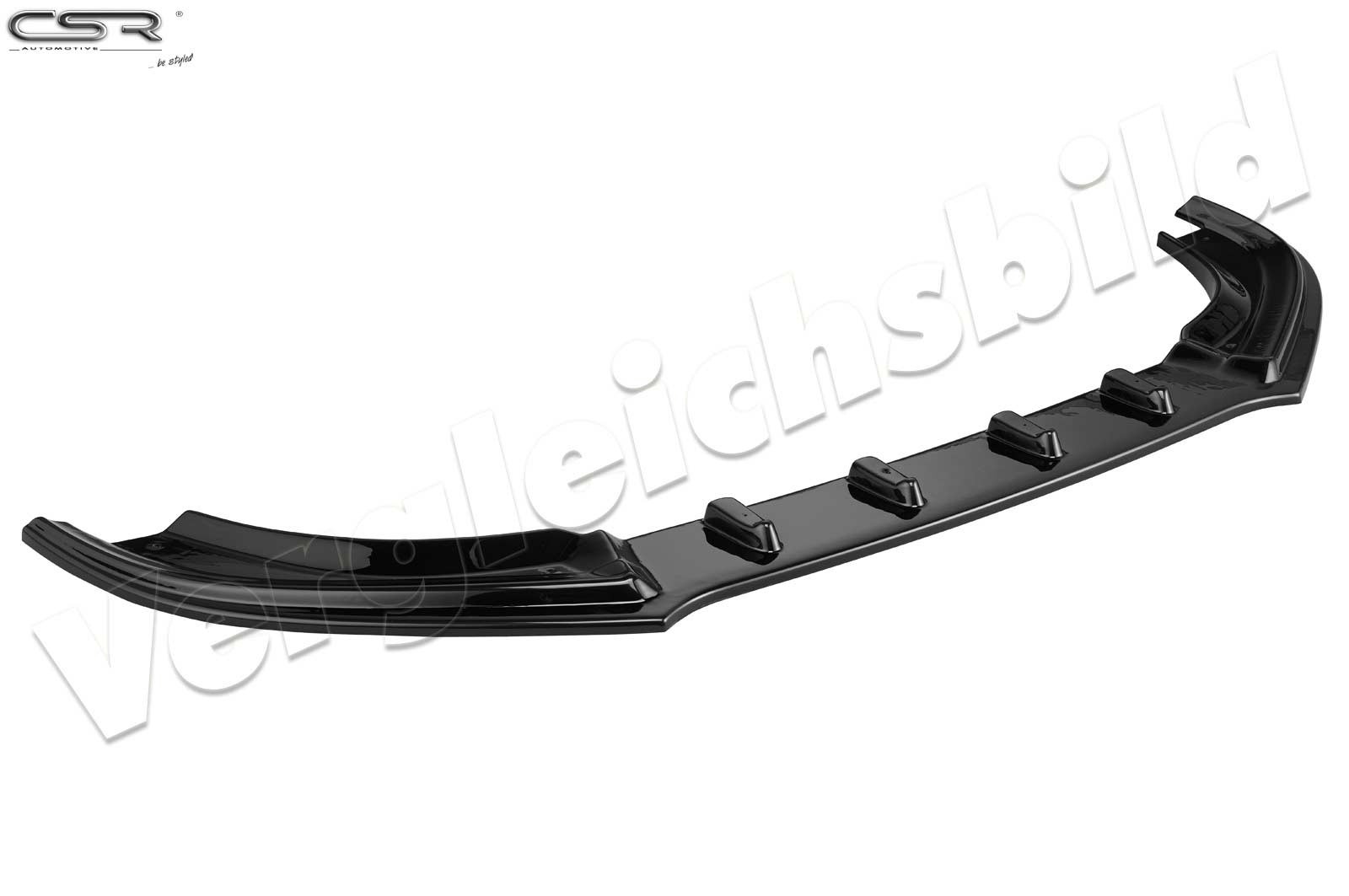 Voorspoiler lip Glossy Black met ABE voor Audi S8 D3 CSL225-G