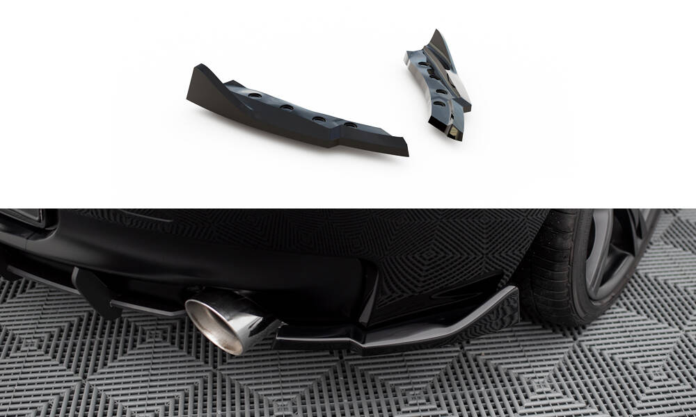 Zijdiffuser BMW Z4 M Pakket E89 FL Maxton Glans Zwart