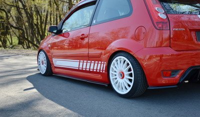 Zijskirts Ford Fiesta ST Mk6 Glans Zwart