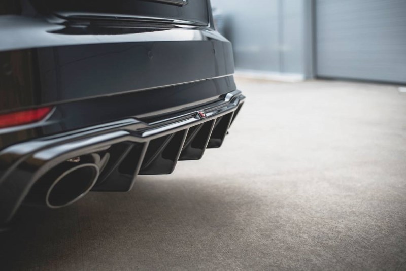 Diffuser V.2 Audi RS3 8V Sportback FL Maxton Glans Zwart