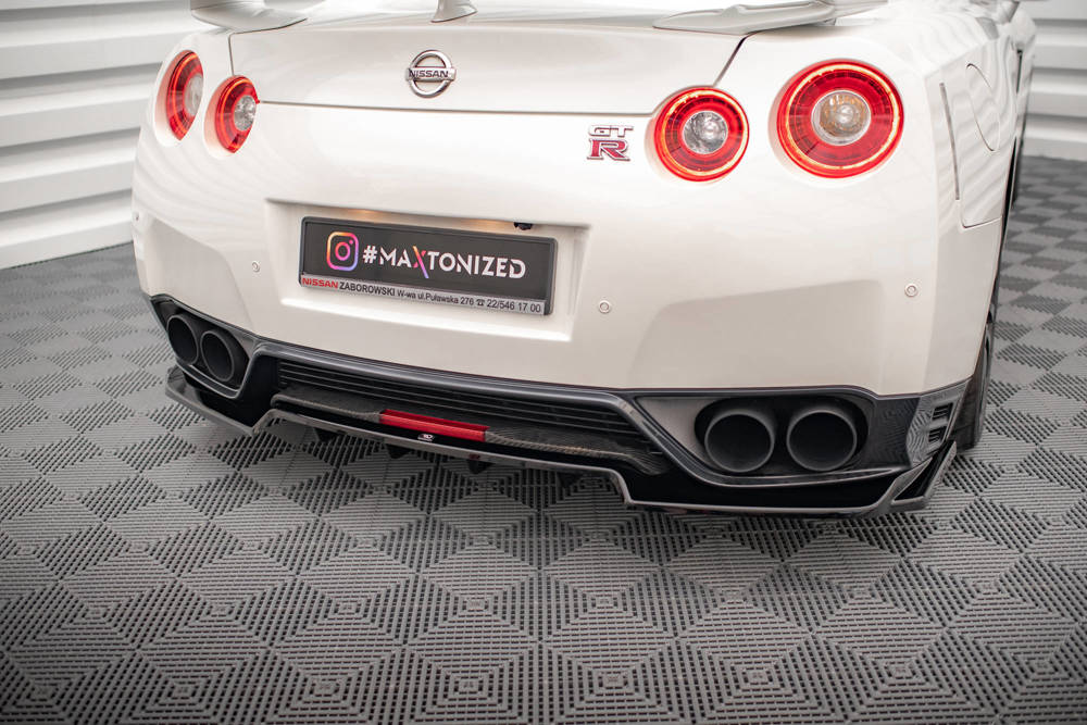 Diffuser Nissan GTR R35 11-16 Maxton Glans Zwart
