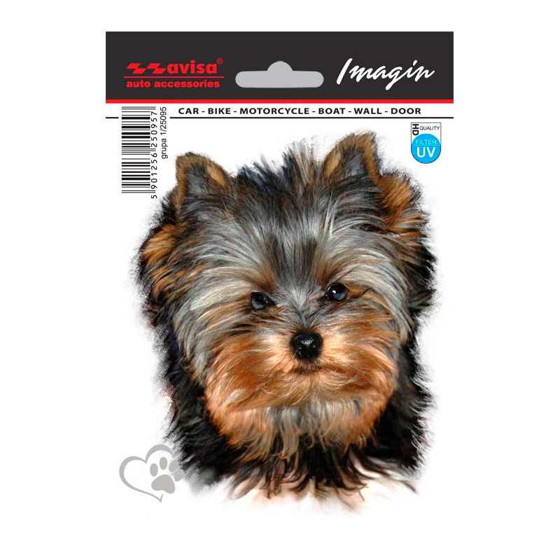 Auto Tattoo Sticker Yorkshire Terrier II - 11x13cm