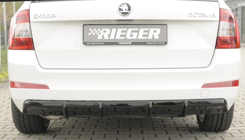 Diffuser Skoda Octavia (5E) Rieger glans zwart