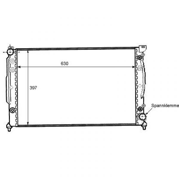 Radiator Audi A4 B5 94-96 2.4/2.6/2.8