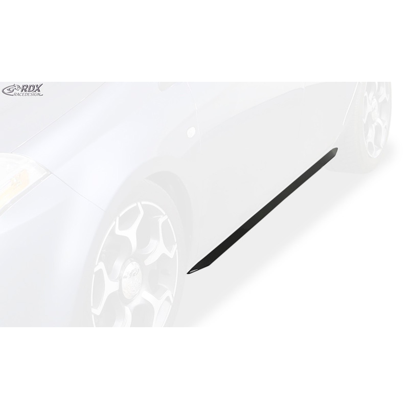 Sideskirts 'Slim'  Fiat Bravo 2007-2014 (ABS zwart glanzend)