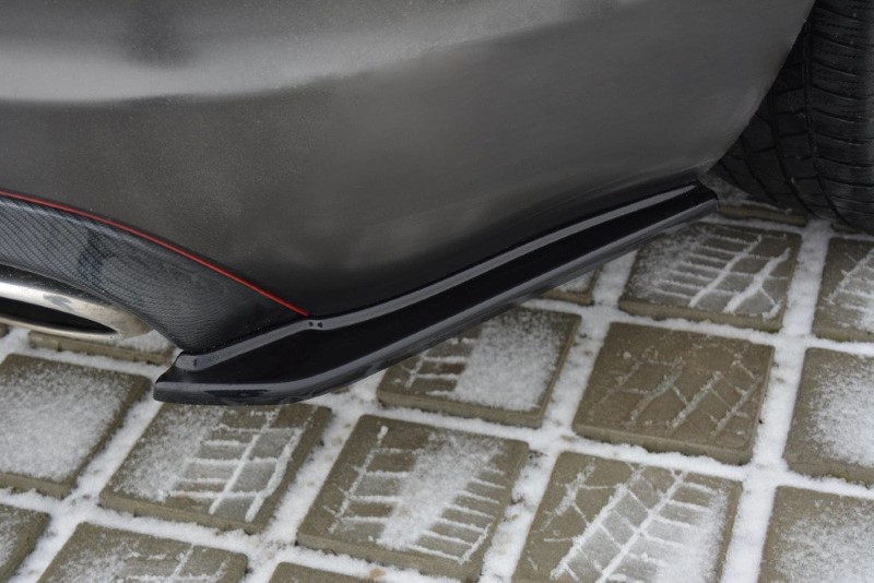 Achterzij Spoilers Jaguar XF (X250) MK1 Sportbrake S-pack Glanzend Zwart