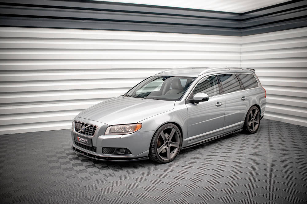 Zijskirts Volvo V70 MK3 Maxton Glans Zwart