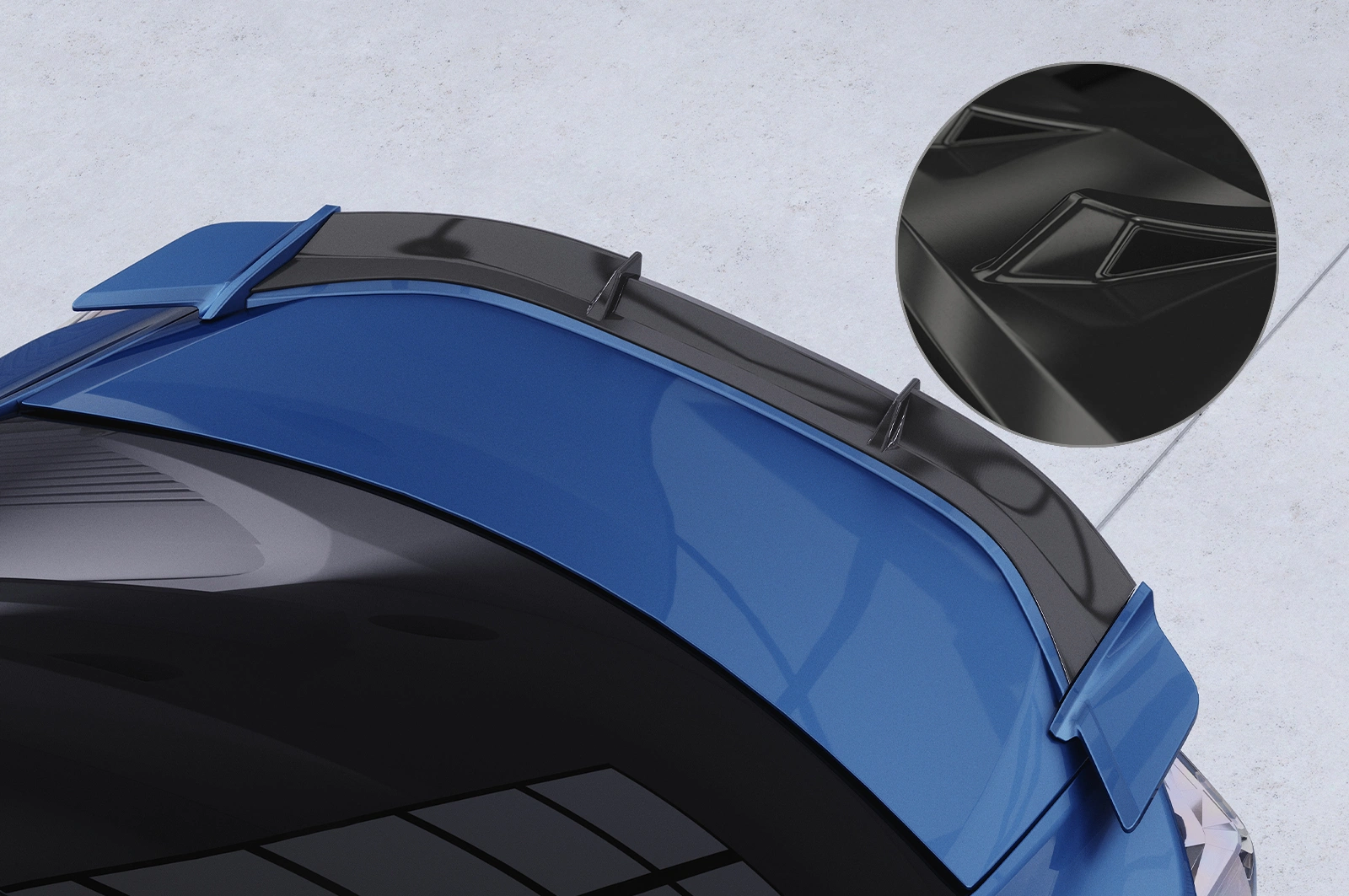 Achterspoiler Toyota GT86 glans zwart