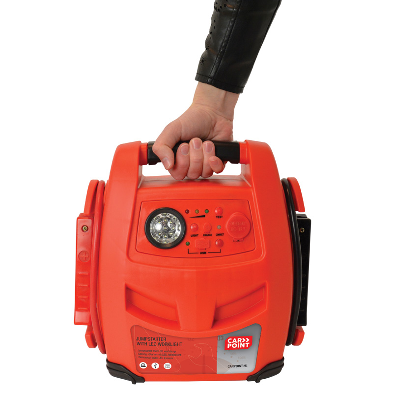 Carpoint Jumpstarter 12V/17AH 2in1 LED