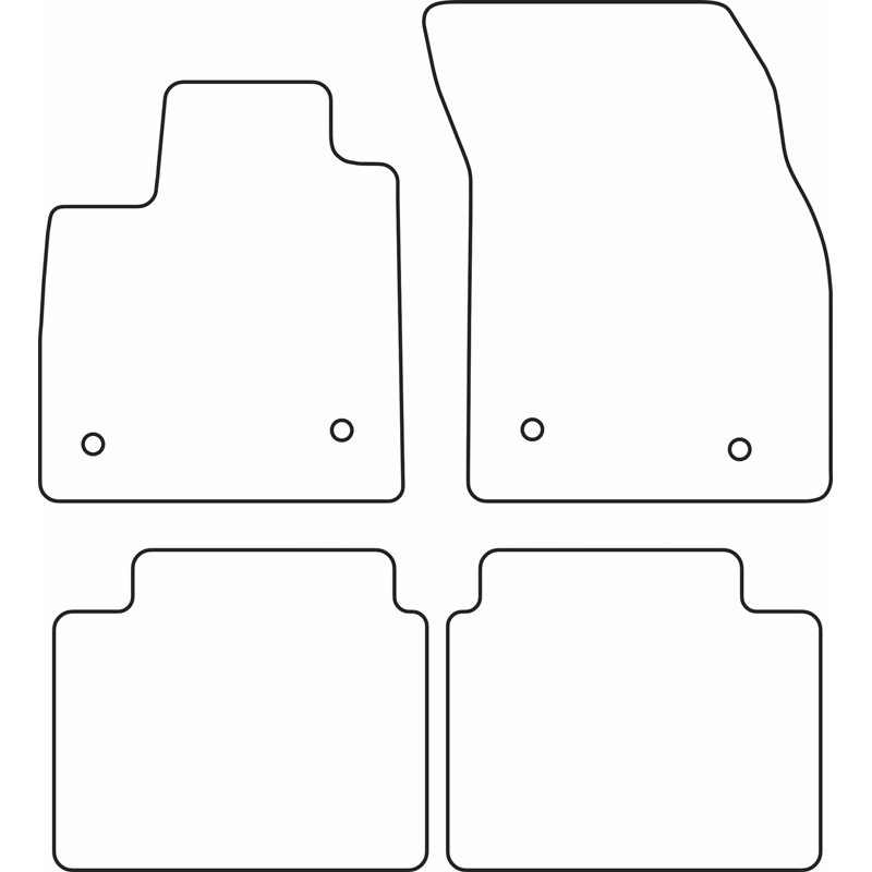 Automatten Velours  Ford Focus IV 2018-