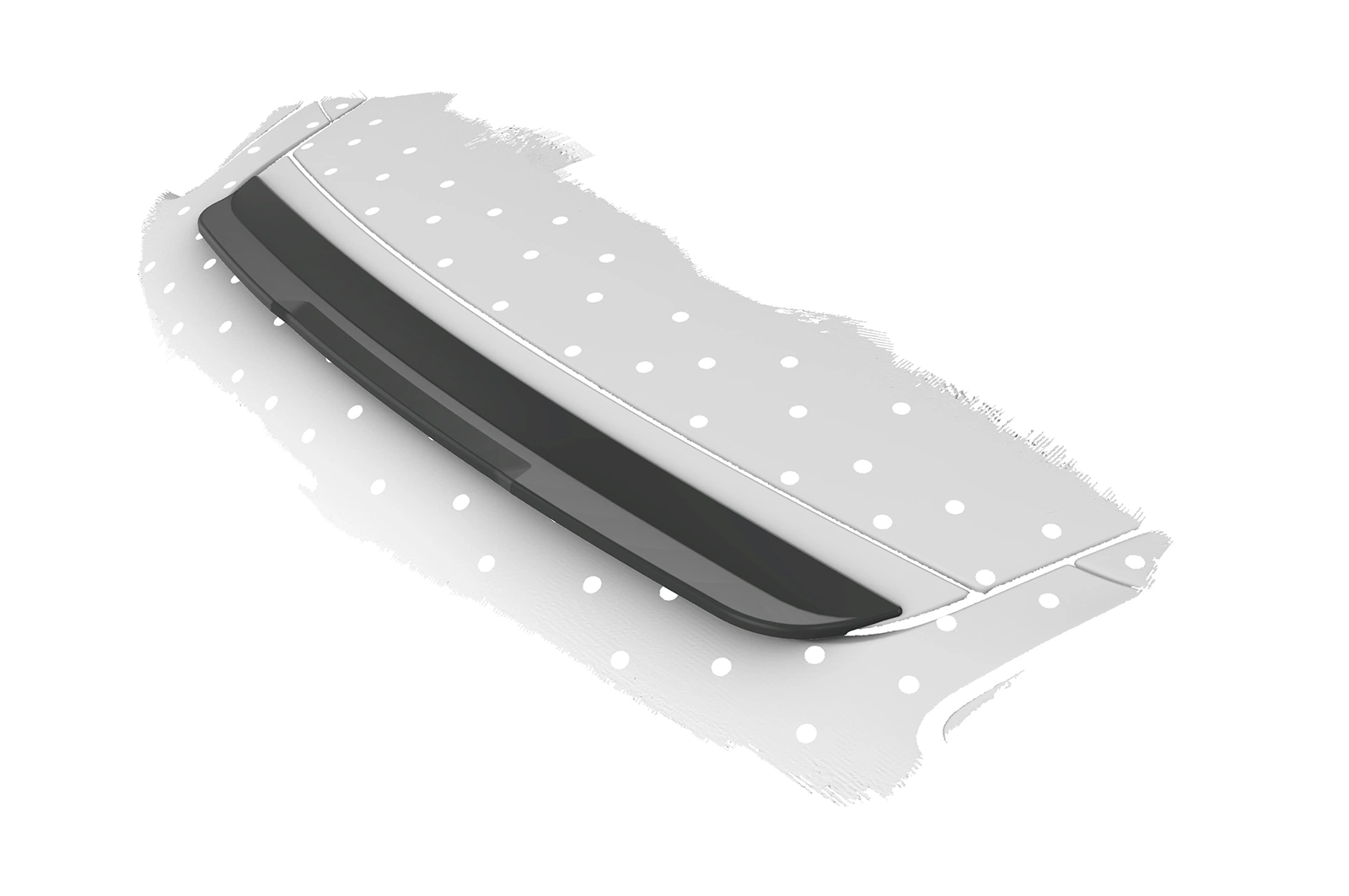 Achterspoiler Porsche Boxster 987 / Cayman 987 Facelift glans zwart 2009–2012