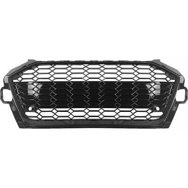 Grill Audi A4 B9 19- RS Look Zwart