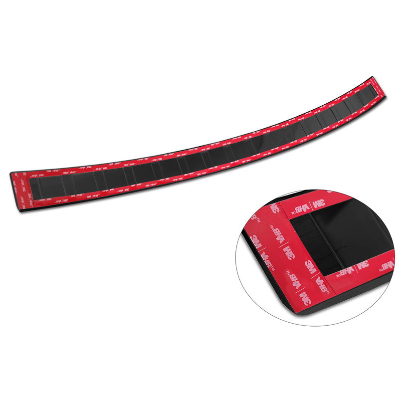 Zwart RVS Achterbumperprotector  BMW X1 U11 / U11 xLine 2022- 'Ribs'