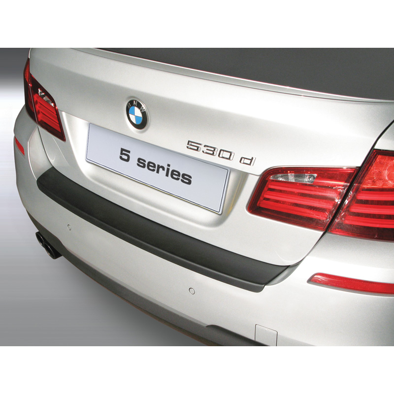 ABS Achterbumper beschermlijst  BMW 5-Serie F10 Sedan 2010-2016 'M-Sport' Zwart