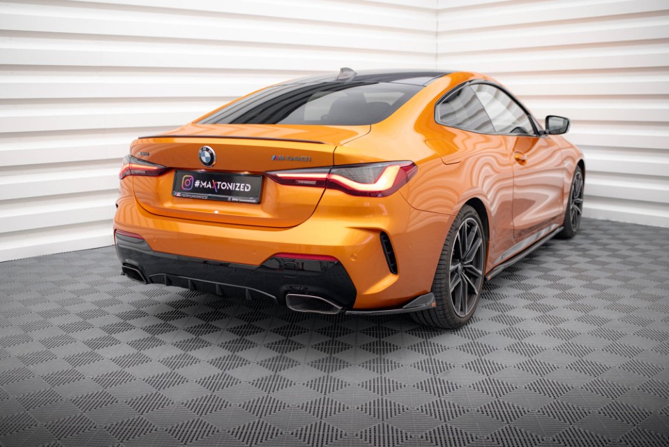 Zij Diffuser BMW 4 Serie M440i G22 Maxton Glans Zwart V.2