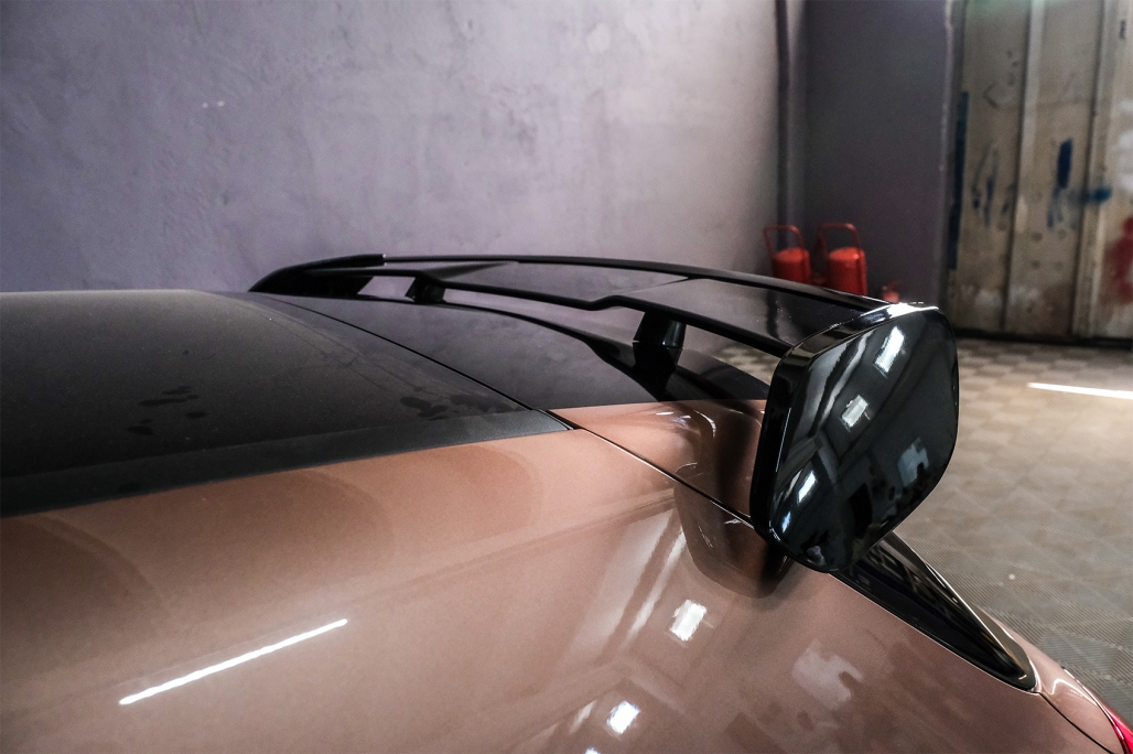 Dakspoiler Mercedes A klasse W177 A45 Look Glans Zwart