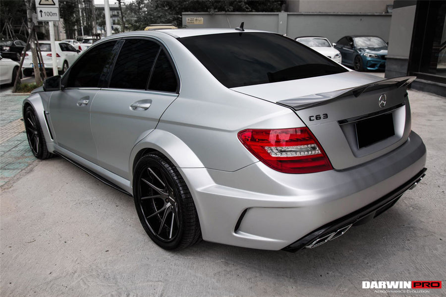 Mercedes Benz W204 C63 AMG Sedan BKSS Style Carbon Wide Full Body Kit 2012-2014