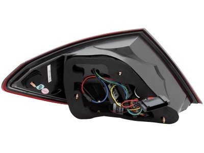 Taillights Mercedes-Benz C-Klasse Typ W204 lim. red/Smoke