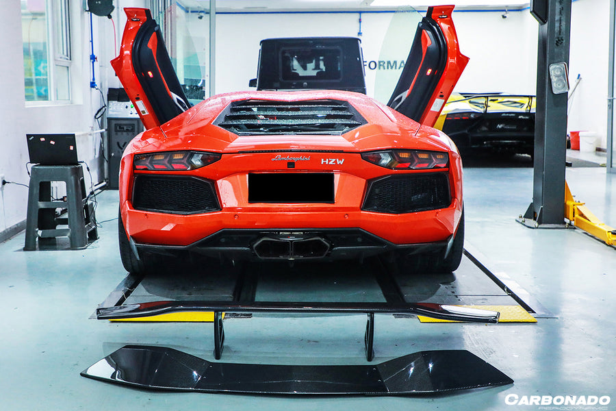 Lamborghini Aventador LP700 LP740 Coupe/Roadster DC Style Carbon Fiber Spoiler 2011-2020