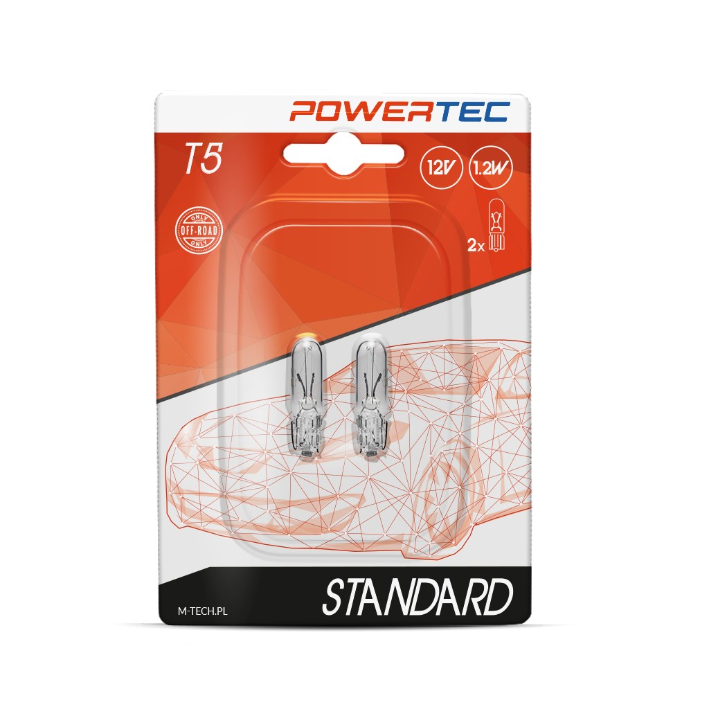 Powertec T5 Halogeen 12V 1.2W