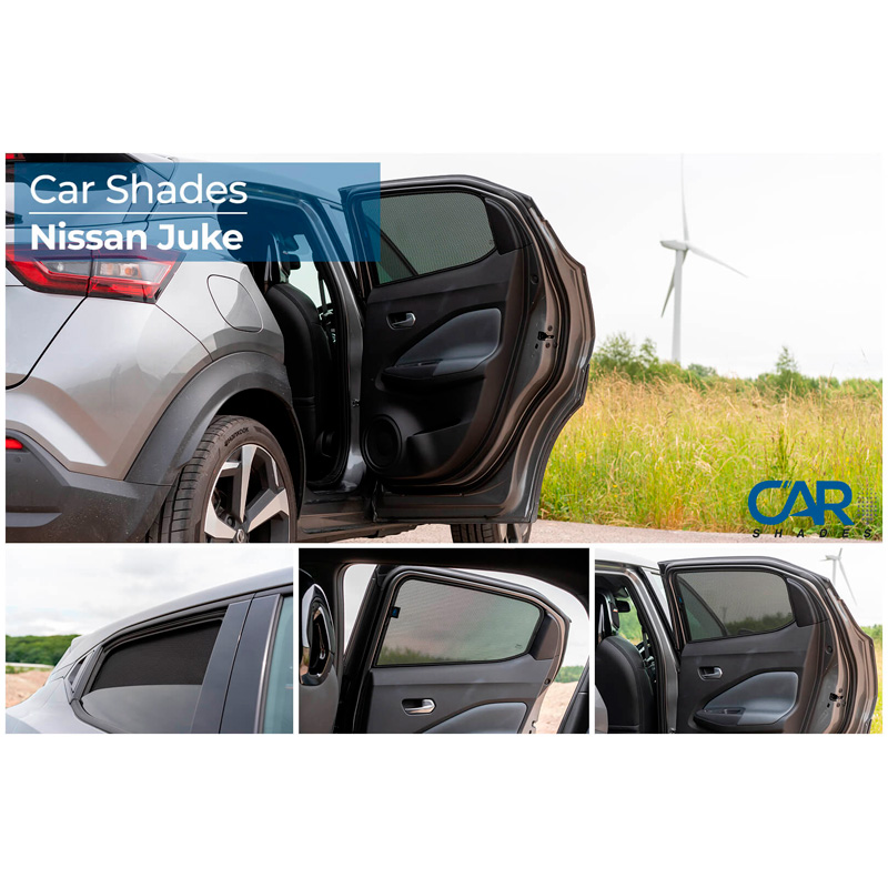 Set Car Shades (achterportieren)  Nissan Juke II 5 deurs 2019- (2-delig)