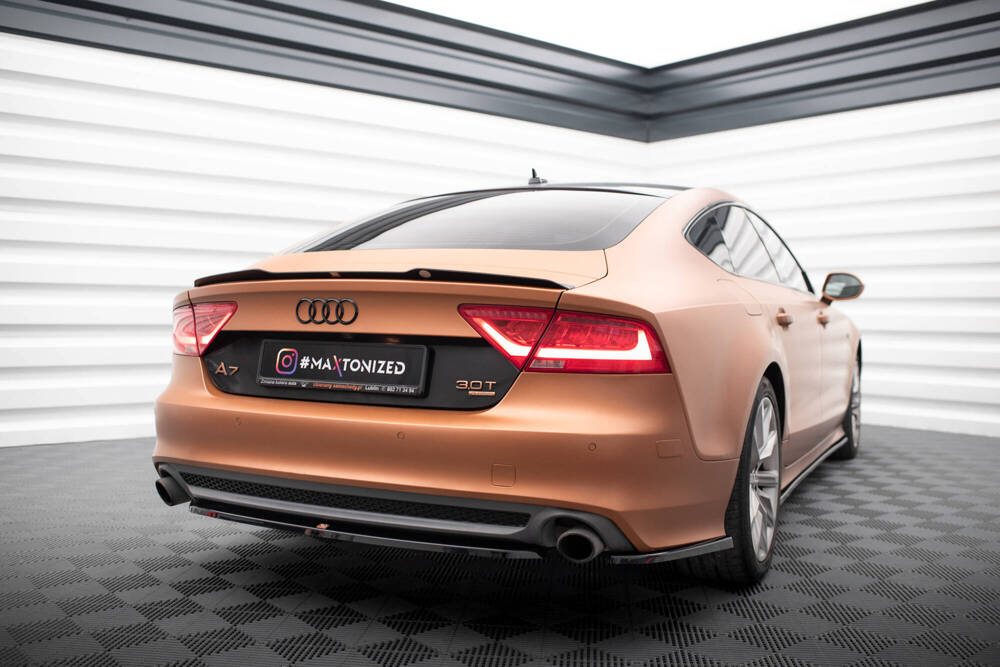 Zijdiffuser Audi A7 C7 Maxton Glans Zwart