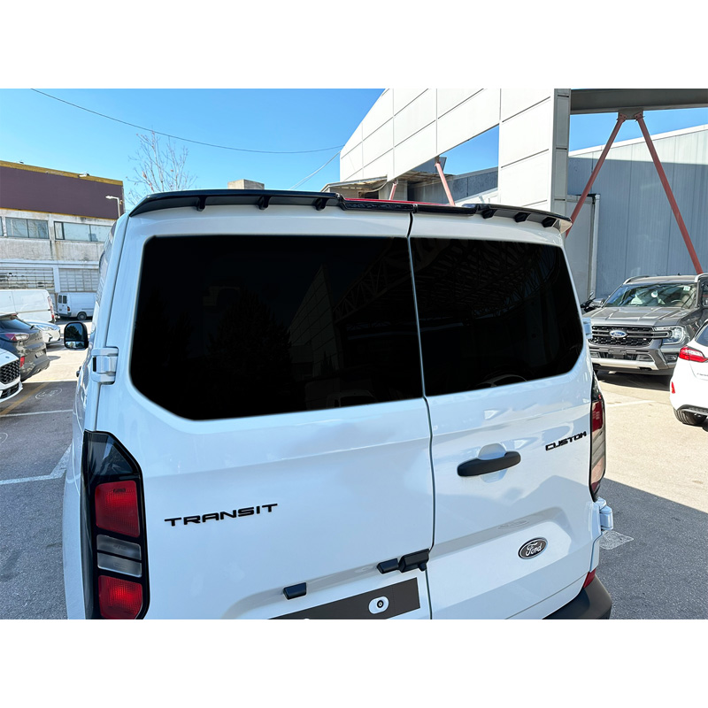 Dakspoiler  Ford Transit Custom (V710) 2023- & Volkswagen Transporter T7 2024- (met 2 achterdeuren) (PU)