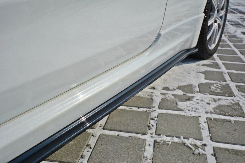 Zijskirts Diffusers Kia Cee'd / Pro Cee'd GT MK2 Glanzend Zwart