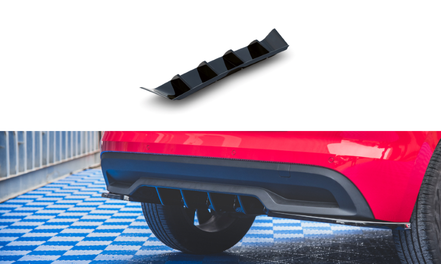 Diffuser Skoda Kamiq Maxton Design glans zwart