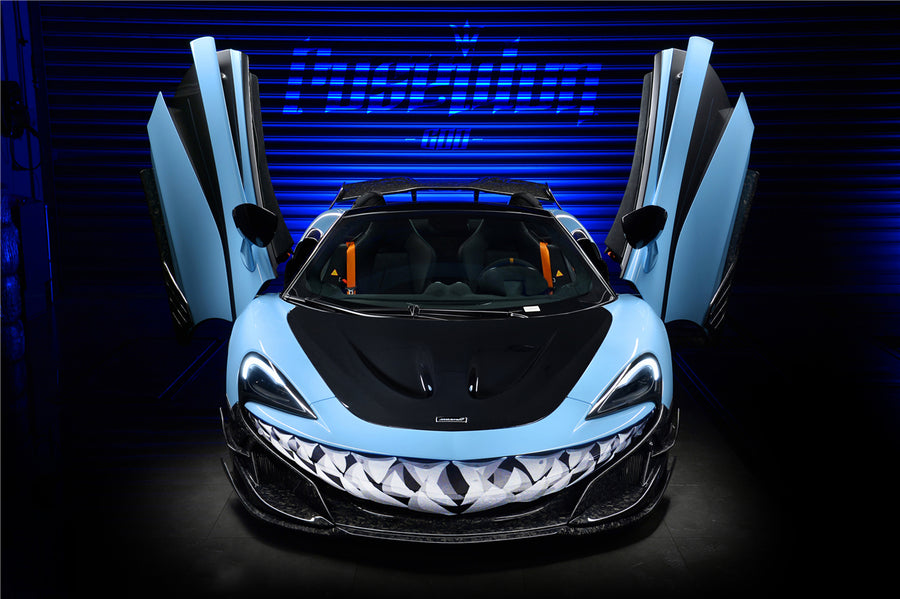 McLaren 600lt 2018-2021 540c/570c/570gt 2015-2021 P1 Style Carbon Fiber Motorkap