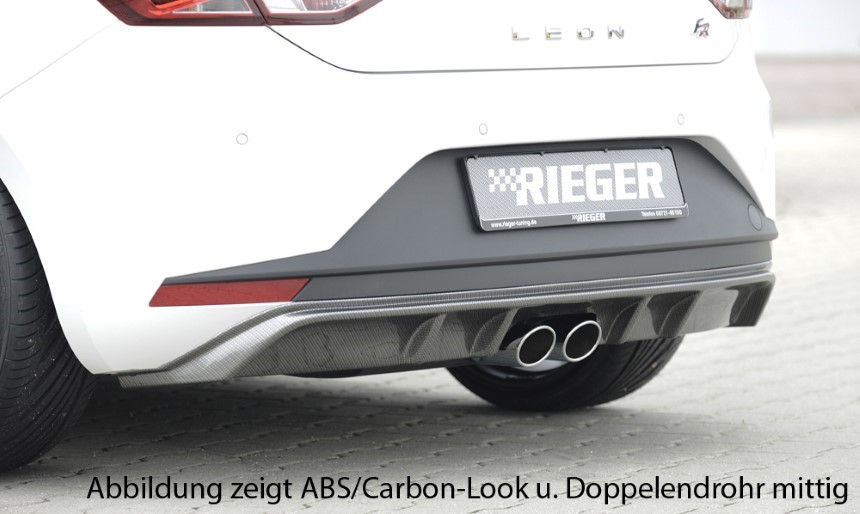 Diffuser Seat Leon F5 FR Rieger dubbele uitlaat links + rechts