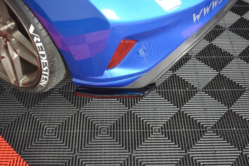 Achterzij Spoilers Ford Focus ST-Line V.1 Glanzend Zwart