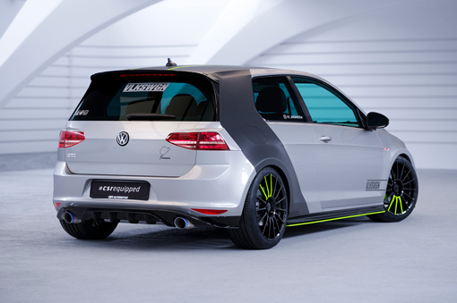 Diffuser Volkswagen Golf 7 Basis / GTI / GTD / GTE 12-17 CSR Glans Zwart