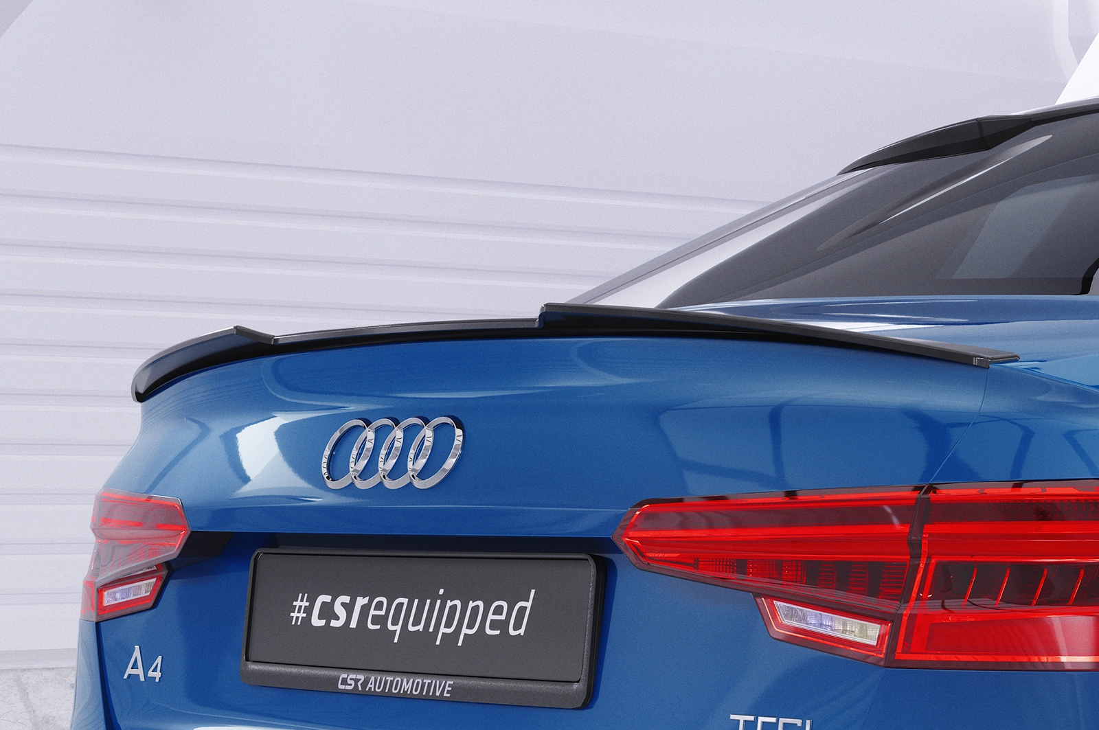 Achterspoiler Audi A4 B9 (Typ 8W) Limousine Glans Zwart – CSR Automotive