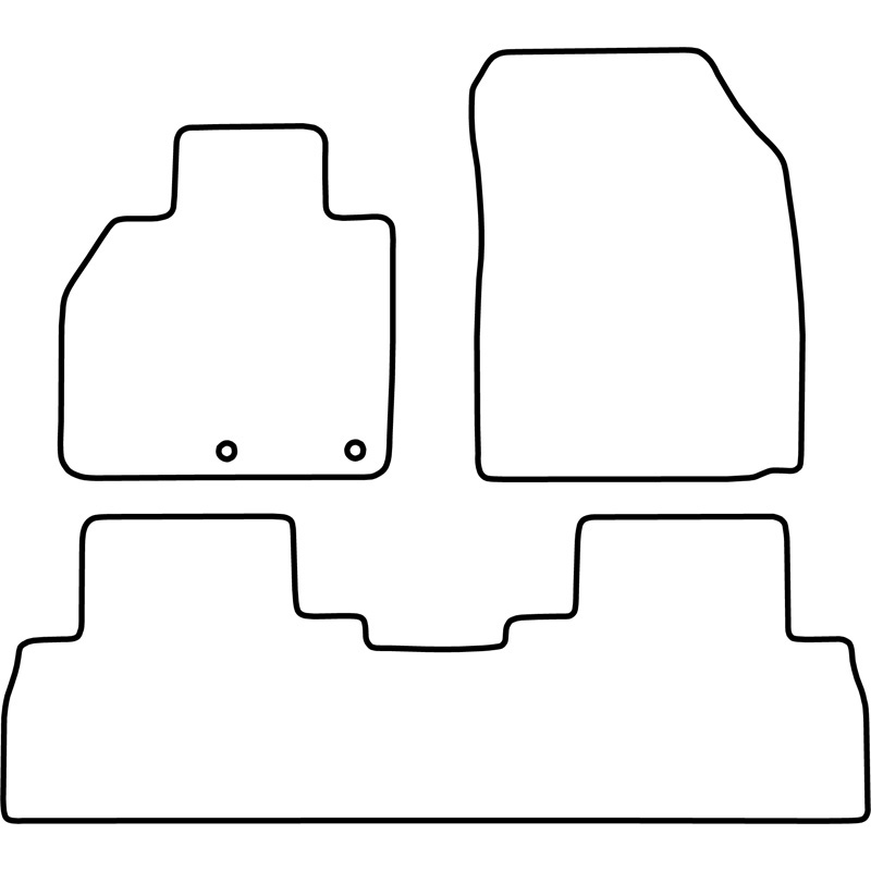 Automatten Velours  Renault Scenic 2009-2015 (+ vakjes)