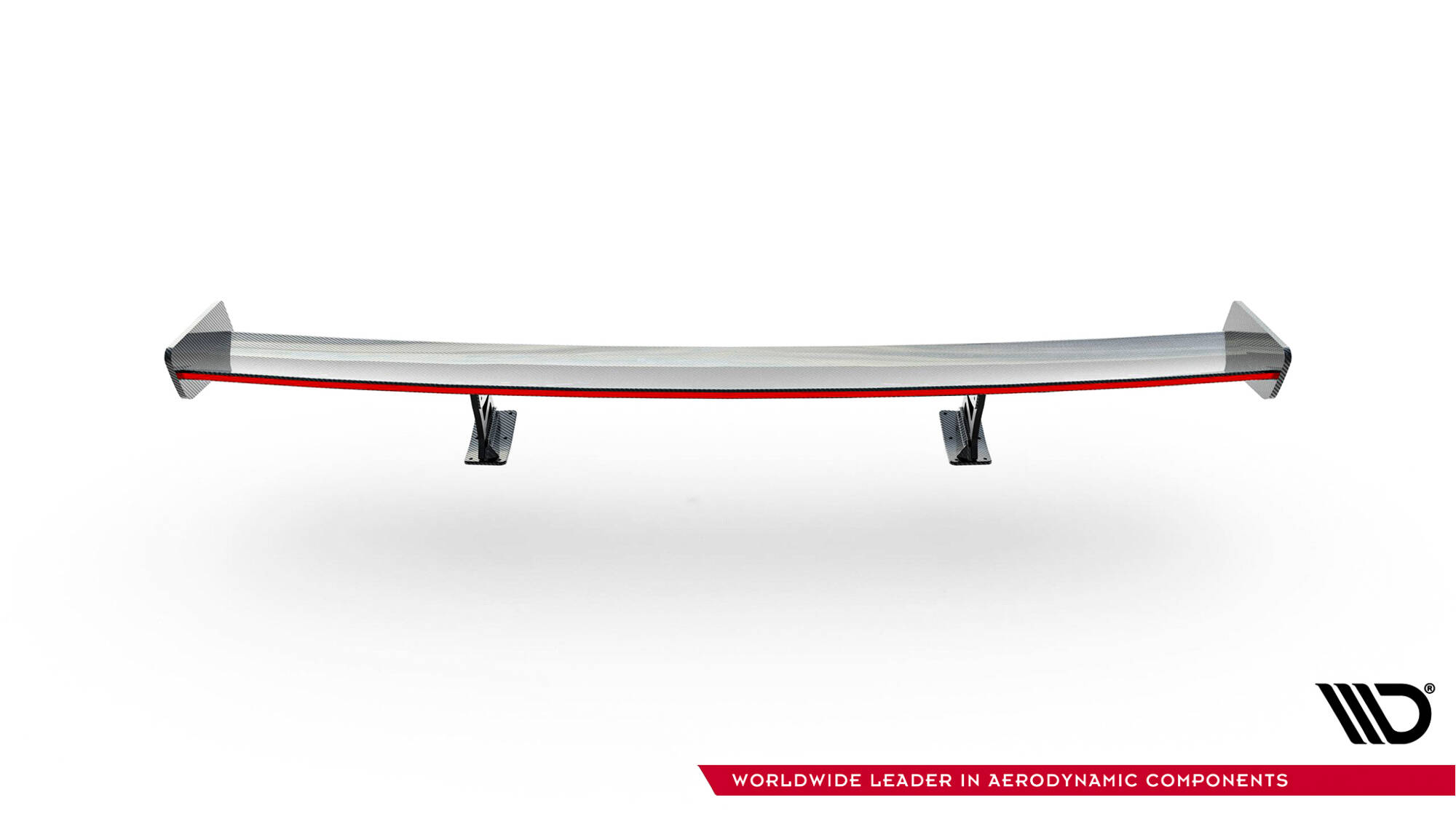 Carbon Spoiler + LED Audi A3 / A3 S-Line / S3 / RS3 Sedan 8Y / 8Y Facelift Maxton Glanzend zwart