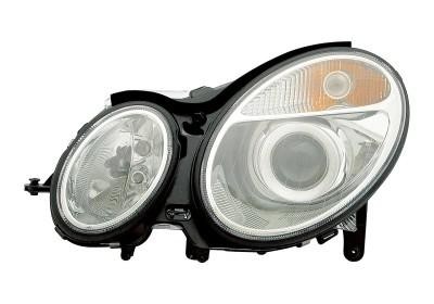 koplamp, Hella, H7+H7, links Mercedes E klasse, W211, 2002-2006