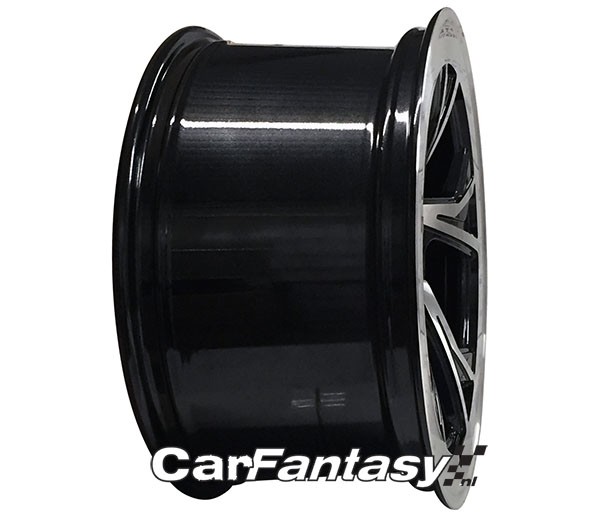 RADI8 C5 8.5/10.0x19 5x112 45 Gloss black machine face 66,6 Bree