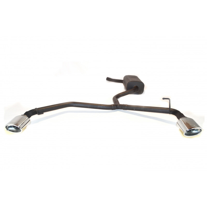 Dubbele Sportuitlaat  Kia Pro Cee'd HB 1.6 93kW 2006-2009 120x80mm