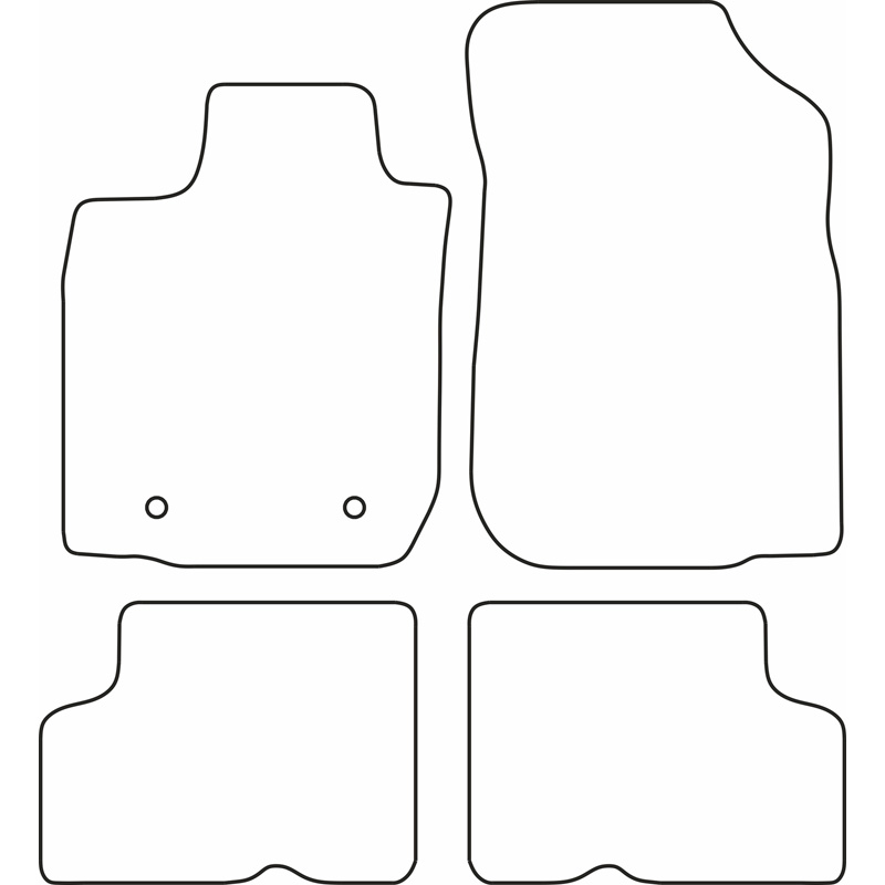 Automatten Dacia Logan MCV 5pers. 07-