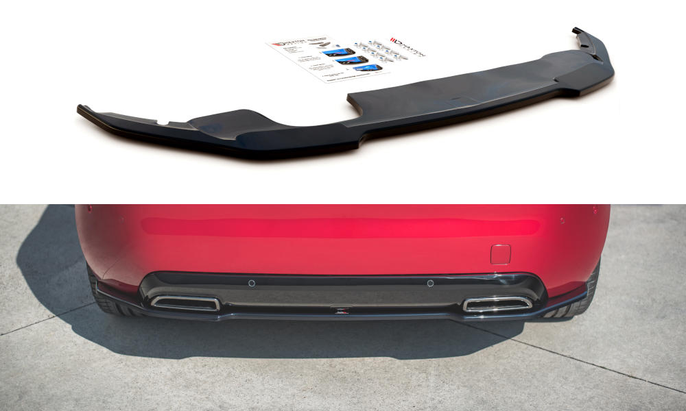 Achter Splitter Peugeot 308 GT MK2 Facelift 18-.. Glans Zwart