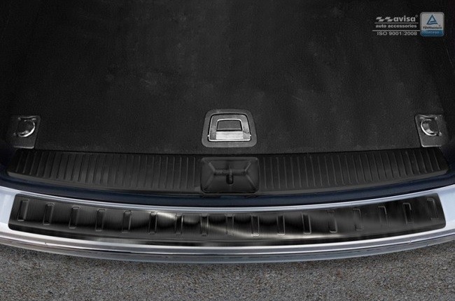Zwart RVS Achterbumperprotector Mini Clubman F54 2015- 'Ribs'